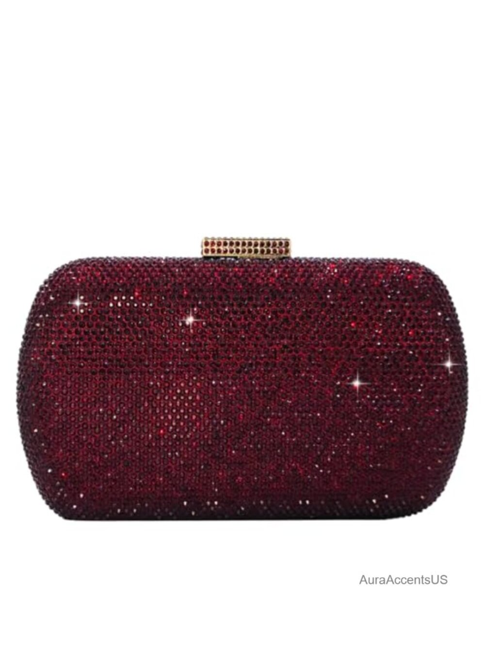 Rhinestone Crystal Clutch Purse Satin Evening Bag Wedding Formal